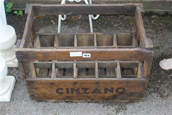 Cinzano crate